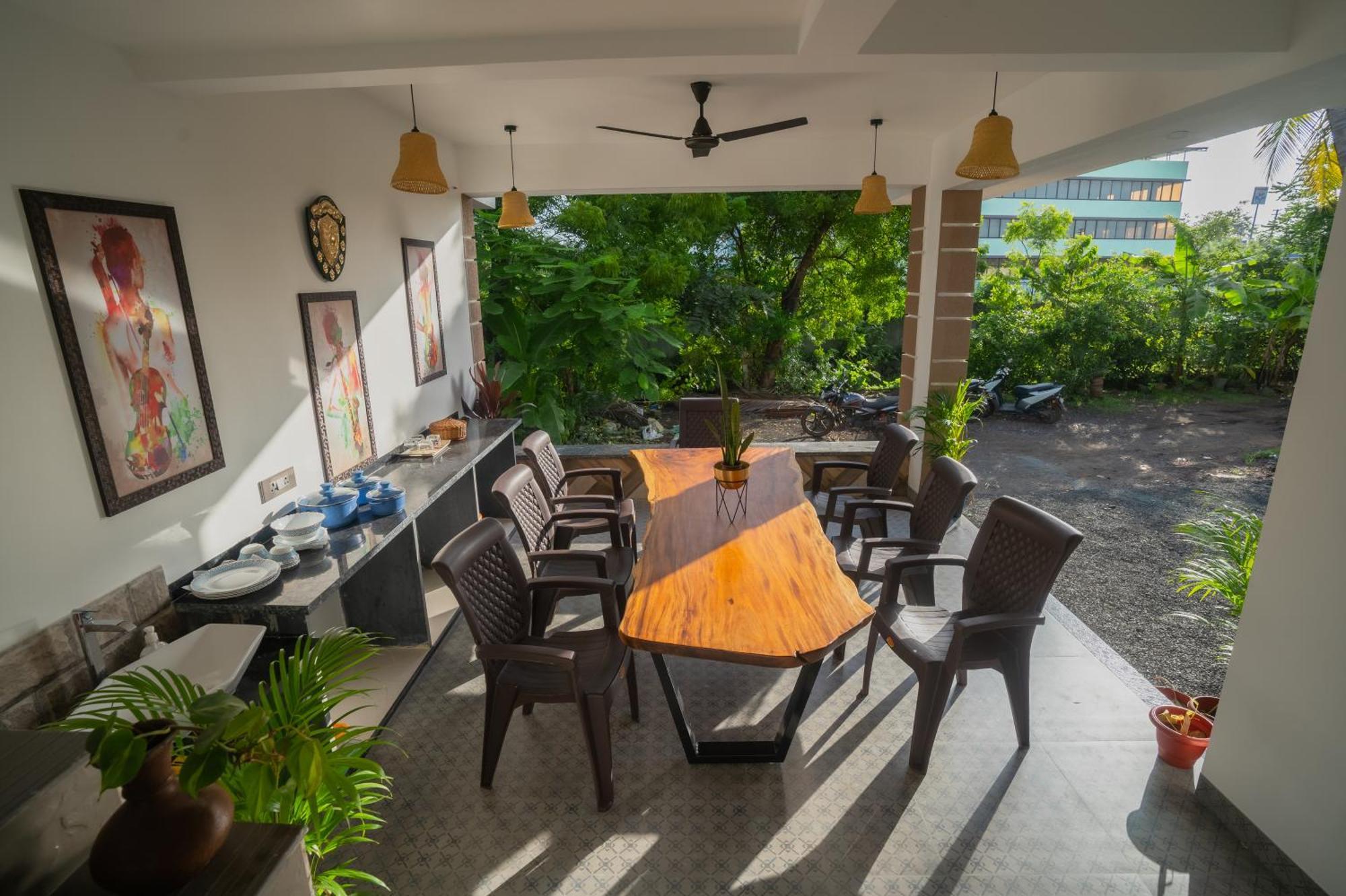 Almond Villa Алібаґ Екстер'єр фото